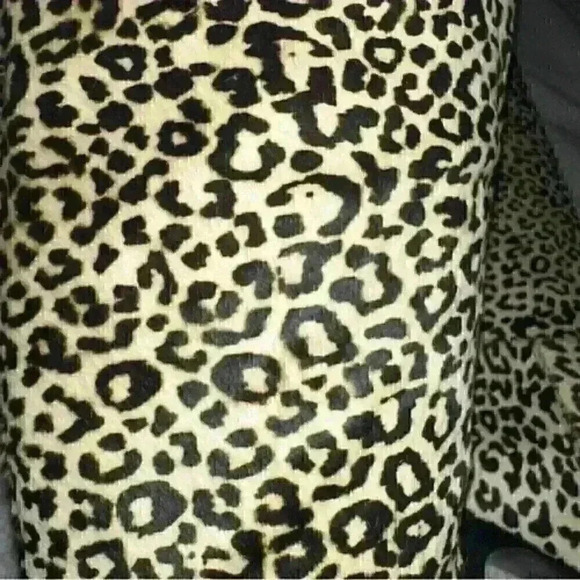 NEW in BOX  Marc Fisher Ginnie Cheetah Calf Hair tall Boots Sz 6.5 - Picture 7 of 8